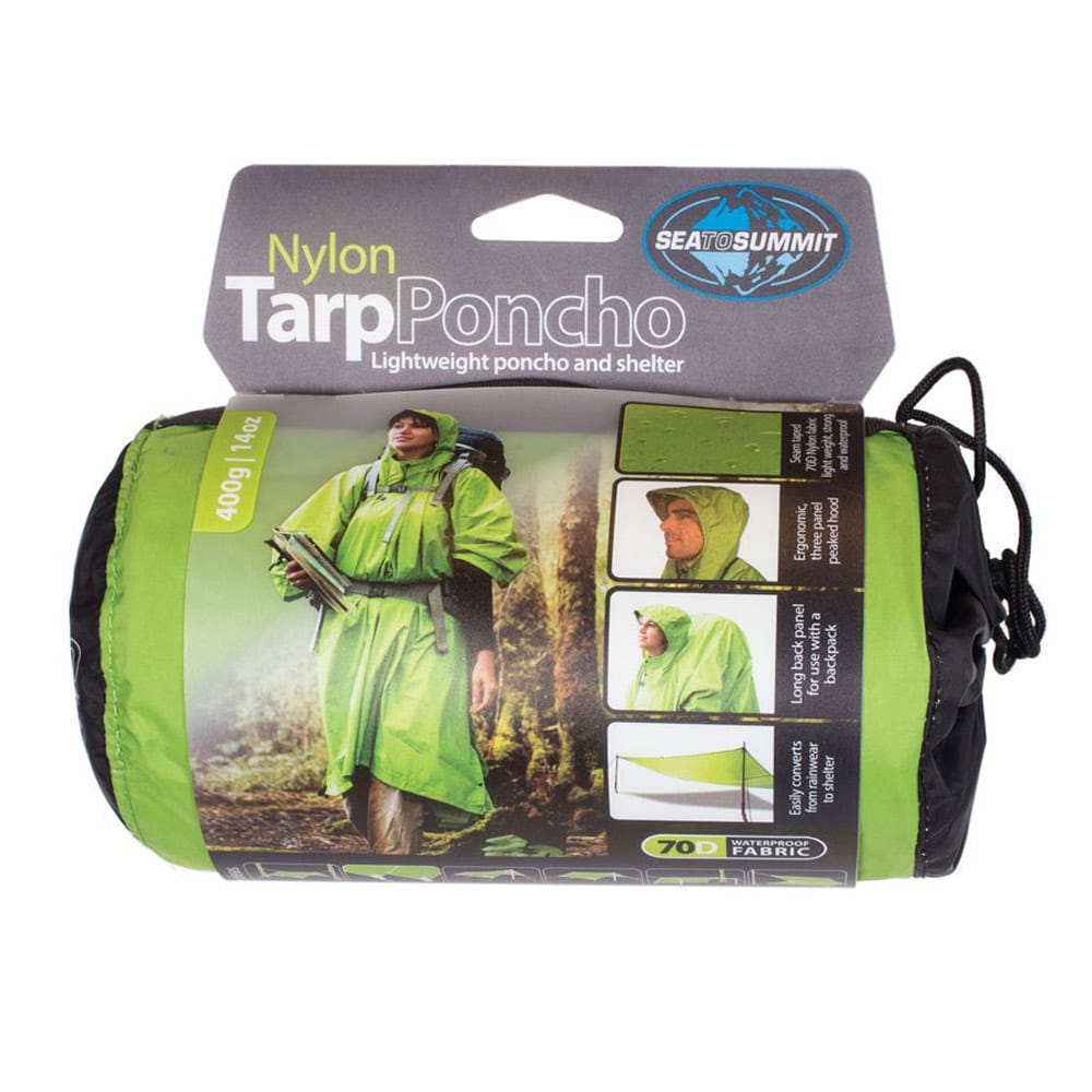 Peleryna Sea To Summit Nylon Tarp Poncho-Green